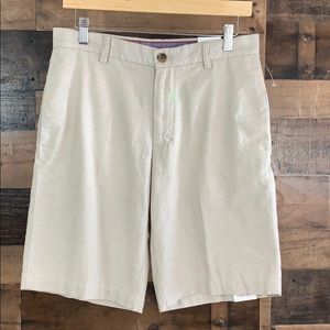 New! IZOD Flat Front Khaki Shorts